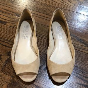 Michael Kors Tullah Suede/Patent Leather Flat